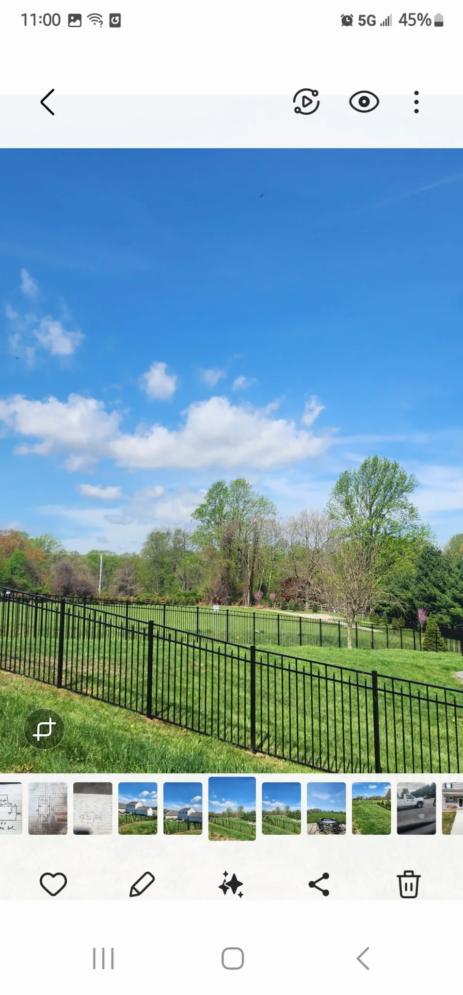 Aluminum ornamental fence around residential property suitable for pool enclosure